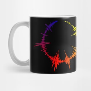 sound wave graphic audiology ear doctor Mug